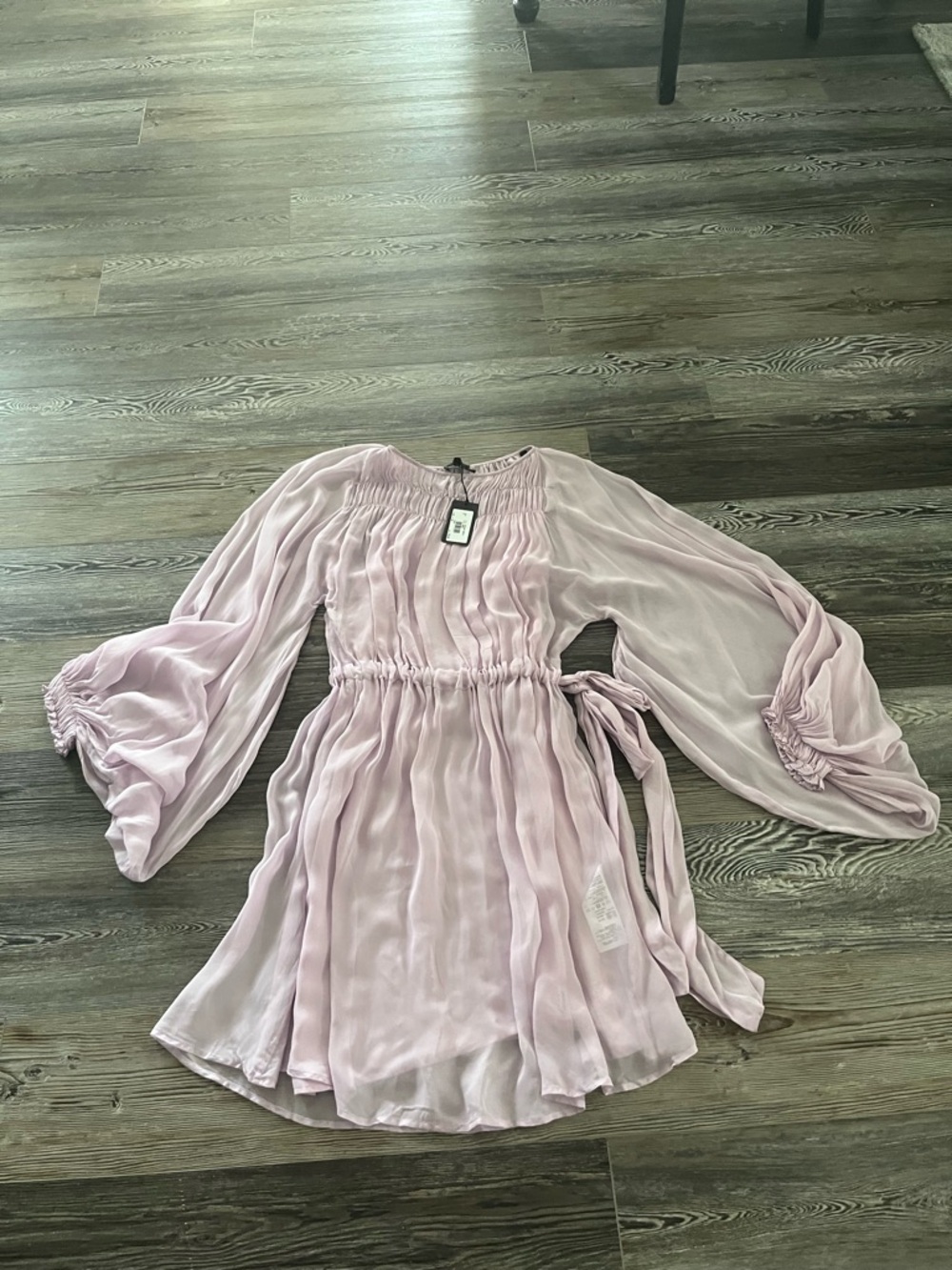 Emporio Armani Lavender Pleated Dress - Picture 10 of 15